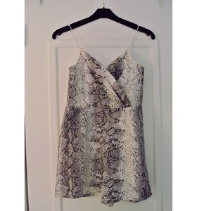 Boohoo Snakeskin Romper